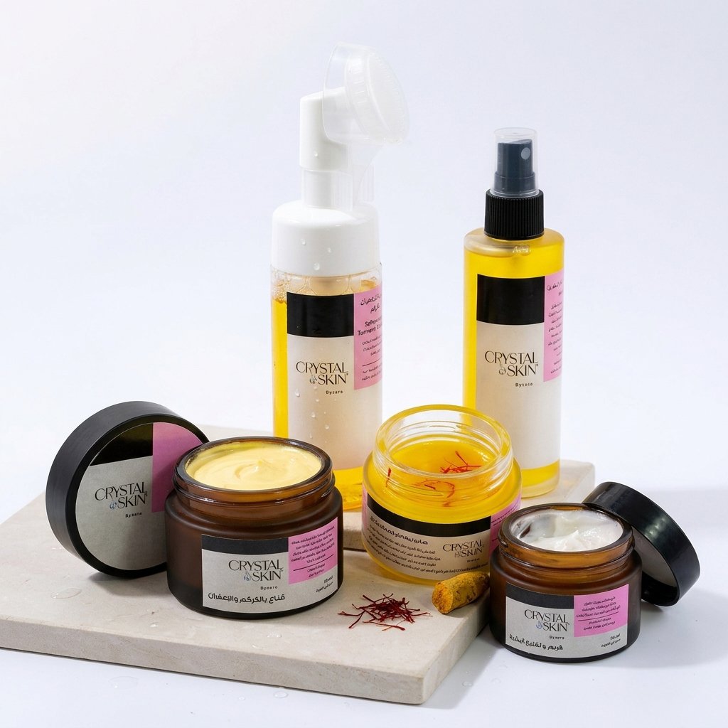 Turmeric and saffron skincare set